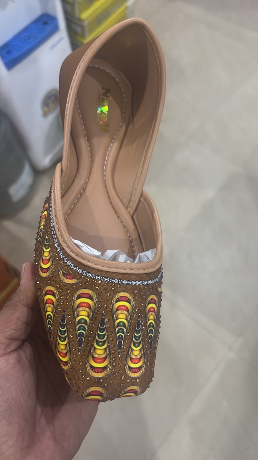 Burgundy Buckle Mule